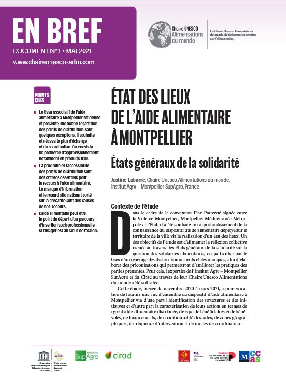 couverture État des lieux de l’aide alimentaire à Montpellier