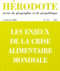 De la hausse des prix au retour du « productionnisme » agricole : les enjeux du sommet sur la sécurité alimentaire de juin 2008 à Rome