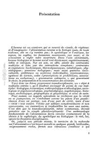 Présentation du numéro 31 de la revue Communications « La nourriture, pour une anthropologie bioculturelle de l’alimentation » 