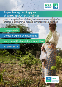 Approches agroécologiques et autres approches novatrices pour une agriculture et des systèmes alimentaires durables propres à améliorer la sécurité alimentaire et la nutrition